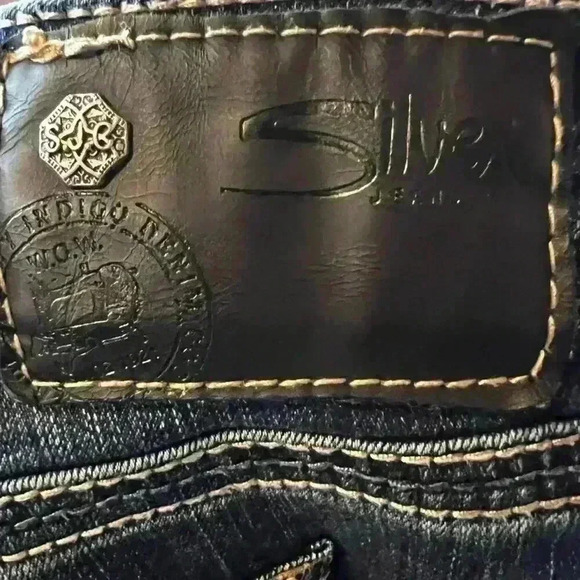 Silver Super Skinny Stretch Suki Mid Jeans Womens Sz W32 x L31 - Picture 8 of 8